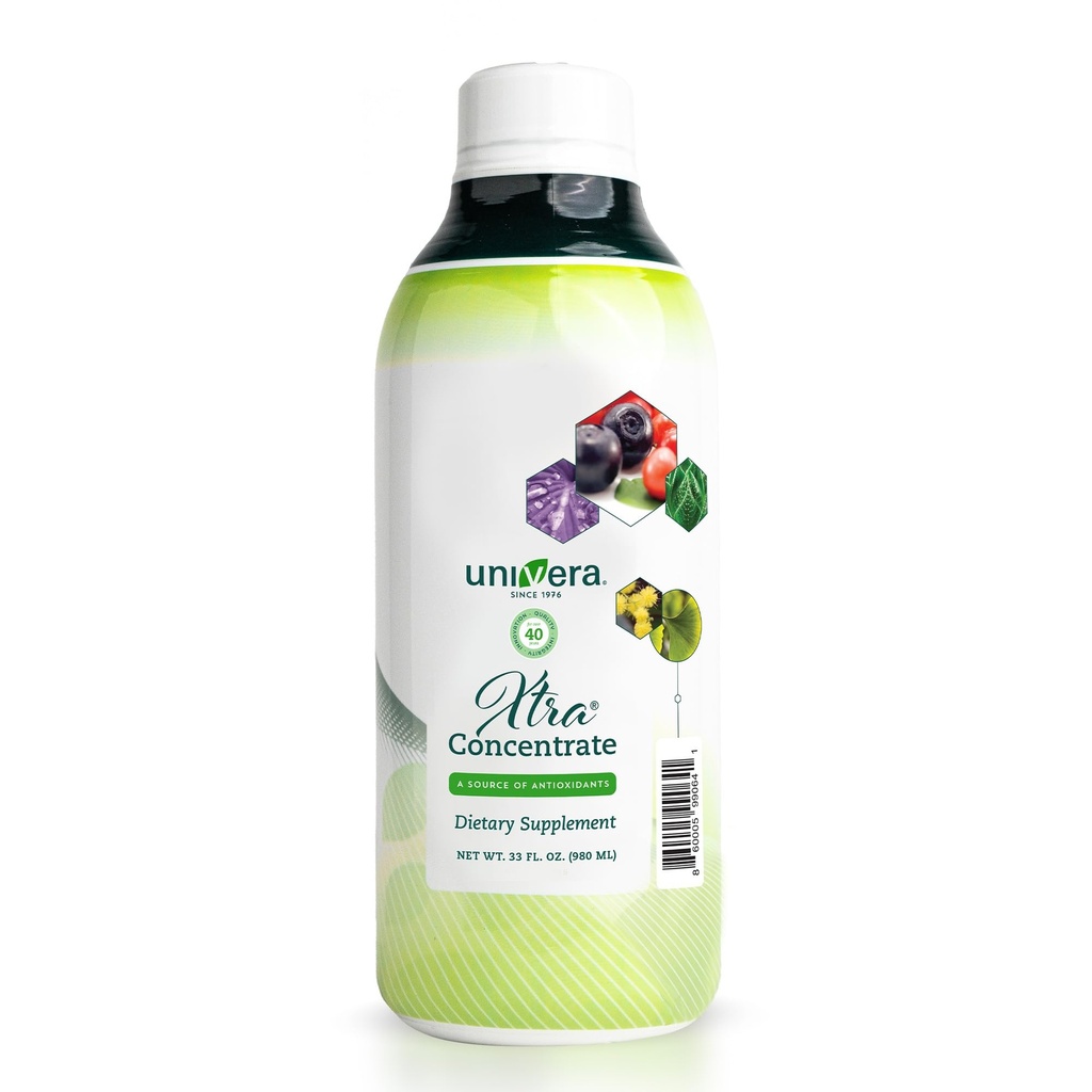 Xtra Concentrate, Complejo de Vitamina B, Energía Vital, 15 Ingredientes All-Natural, Manage Stress, Mejorar la Salud Conjunta, Protección Antioxidante Mejorada, Líquido, Fuente de 30 días, 33oz Botella