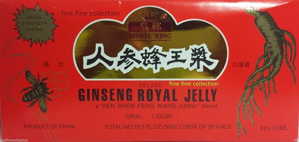 Ginseng Royal Jelly (Extra Strength)- Oral Liquid In Vials (10ml x 30vials) por Royal King