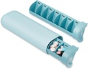 Organizador de píldoras de alta calidad 2 veces al día, AM PM Pill Box 7 Day, Weekly Travel Pill Container, Cute Pill Case for Vitamin, Medication, Vitaminas, Fish Oils and Supplements (Blue)