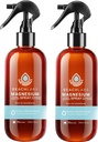 Espray de magnesio (2-Pack) - Ocean Sourced & 100% Canadian Made tención Magnesium Petróleo para Pies y Cuerpo TENIDO Agua marina concentrada pura con minerales de rastro sinérgicos para bienestar TENIDO 237 ml (8 fl oz)