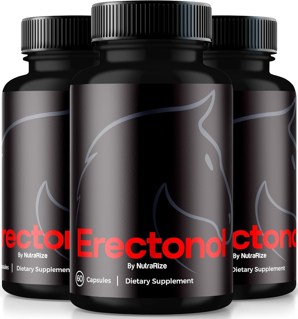 (3 Pack) Erectonol Capsules for Hombre, Erectonol Male Dietary Supplement, Daily Formula for Men's Wellness and Peak Performance, Advanced Formula Pills for an Active Lifestyle, Reviews (180 cápsulas)