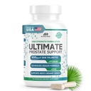 Best Over-the-Counter Prostate Support Health Supplement for Men - 600 mg Saw Palmetto 300mg Pygeum - 16 Herbs + Zinc - Relief from Enlarged Prostate & Stop Frequent Urination - 60 cápsulas