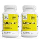 Terry Naturalmente Saffron Lift + Curcumin - Suplemento Herbal con Curcumin - Capsules de Curcumina de Saffron no GMO - Concentración y Relajación Apoyo Suplemento - 60 cápsulas (Pack of 2)