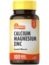 Sundance Calcium Magnesium Zinc ← 100 Caplets ← Suplemento Mineral Esencial