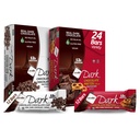 NuGo Dark Variety - Chocolate Pretzel 12 Bares &amp; Chocolate Chocolate Chip 12 Bares, 12g Protein, Vegan, Gluten Free, Non-GMO, Kosher Pareve, 24 Condes