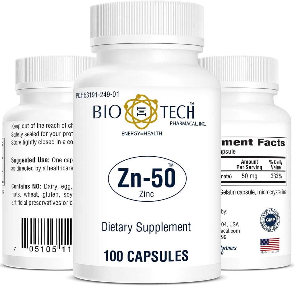 BioTech Pharmacal - cuenta Zn-50-100