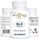 Bio-Tech Pharmacal Vitamin D3 (D3 5k IU, 250 Conde)