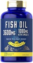 Carlyle Fish Oil 3600mg TEN 1080mg Omega 3 TEN 120 Conteo Silencioso No GMO y Gluten Suplemento gratuito