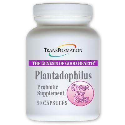 Transformación El Génesis de Buena Salud Enzymes Plantadophilus Natural Plant-Based Probiotics Suplemento, Practitioner Recomendado, No-GMO, para Salud Digestiva, Apoyo Inmunitario, Equilibrio Gut, 90
