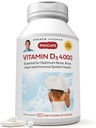 ANDREW LESSMAN Vitamin D3 4000 UI 180 Capsules - High Potency, Essential for Calcium Absorption, Supports Bone Health, Healthy Muscle Function, Immune System, More. Small Easy to Swallow Capsules
