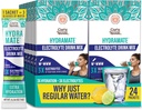 GuruNanda Hydramate Hydration Support Drink Mix - Electrolyte Powder Packets for Dehydration, Exercise & Energy - No Añadido Sweeteners, Non-GMO, Natural Lemon Lime Flavor - 24 Count (0,56 oz Cada uno)