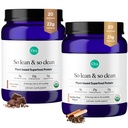 Ora Organic Vegan Protein Powder Vanilla Chai & Chocolate Bundle: 21g Planta Basada Proteína Polvo, Vanilla Chai Flavor, 20 Servimientos + 22g Proteína Planta Basada, Chocolate Flavor, 20 Servimientos