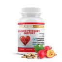 Premium Blood Pressure Support Supplements with Hawthorn, Hibiscus, Olive Leaf, Green Tea, Garlic, & Organic Herbs. for a Healthy Lifestyle-90 Capsules