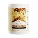 NivelUp WINNER - MEJOR KETO PROTEIN Grass-fed Collagen Protein Powder, C8 MCT Oil, Whey Protein Isolate, Irish Butter, Ketogenic Protein Shake Suplemento (Chocolate Cream)