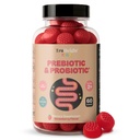 TruHeight Kids Prebiotic & Probiotic Gummies Ages 2+ (Strawberry Flavor) Toddlers &amp; Kids All Natural Gut Health, Digestive Enzymes &amp; Constipation Relief Supplement - Pediatric Recommended Vitamins