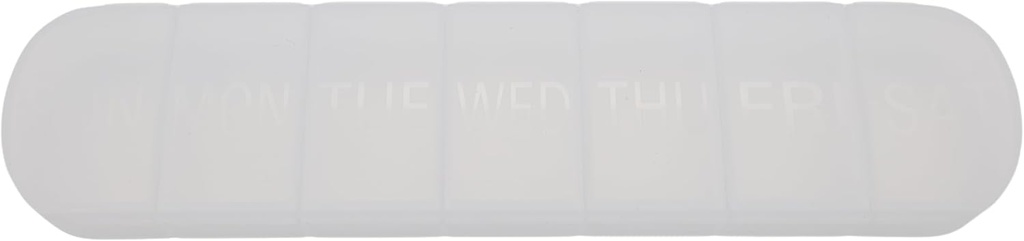 7 Día Píldora semanal AM Organizador, ShysTech Caja de gran pill 1 vez Un día para píldoras/Medicación/Suplementos/Vitamin (Clear)
