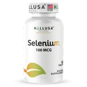 Hallusa Natural – Selenio 60 Tabletas, Antioxidante y Apoyo Inmunitario, Salud del Corazón – 60 Días de Suministro