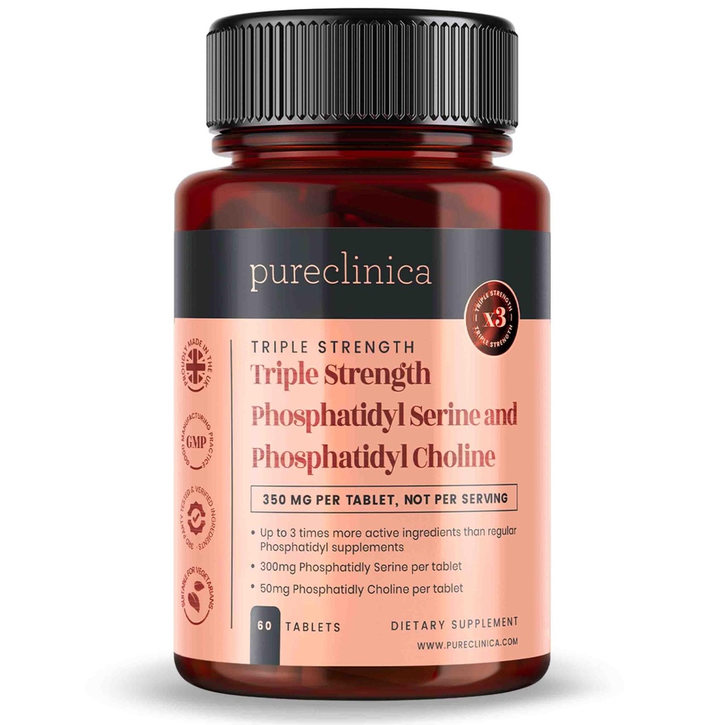 purclinica Triple Strength Phosphatydyl Serine y Phosphatidyl Choline x 60 Tablets