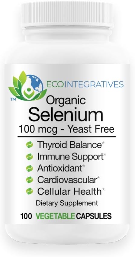 SE-100 100 mcg (100 Conde) - Soportes sin levadura de selenio puro Inmuno, Cardiovascular y Salud Tiroidea