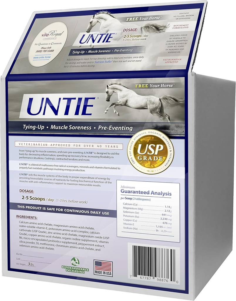 para Caballos - Inflamatorio, Musculo y Soporte Conjunto - 100% Absorbable (3 libras.)