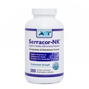 Serracor-NK – 300 cápsulas vegetarianas – Apoyo circulatorio y respiratorio – Enzimas sistémicos naturales Fórmula – Contiene Serrapeptase resistente al ácido " Nattokinase resistente al ácido