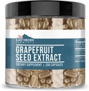 Elementos terrestres Grapefruit Seed Extracto 200 Capsules, Puro " Undiluted, No Additives