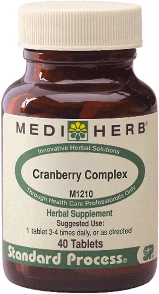 Complejo de arándano MEDIHERB - Función sana de la huerta urinaria - Promover la flora saludable en el tracto urinario - ingredientes naturales - Suplementos de hierbas orgánicos - Hecho en los EE.UU. - 40 Tabs
