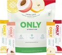 Variedad Pack 1270 mg Electrolyte Powder - 3g Azúcar - Monk Fruit Sweetener - No Artificial Flavors - Superfood Goji Berry - Vitaminas C, B6, B12 - On-The-Go Sticks - 1 Pack (16 Pack)
