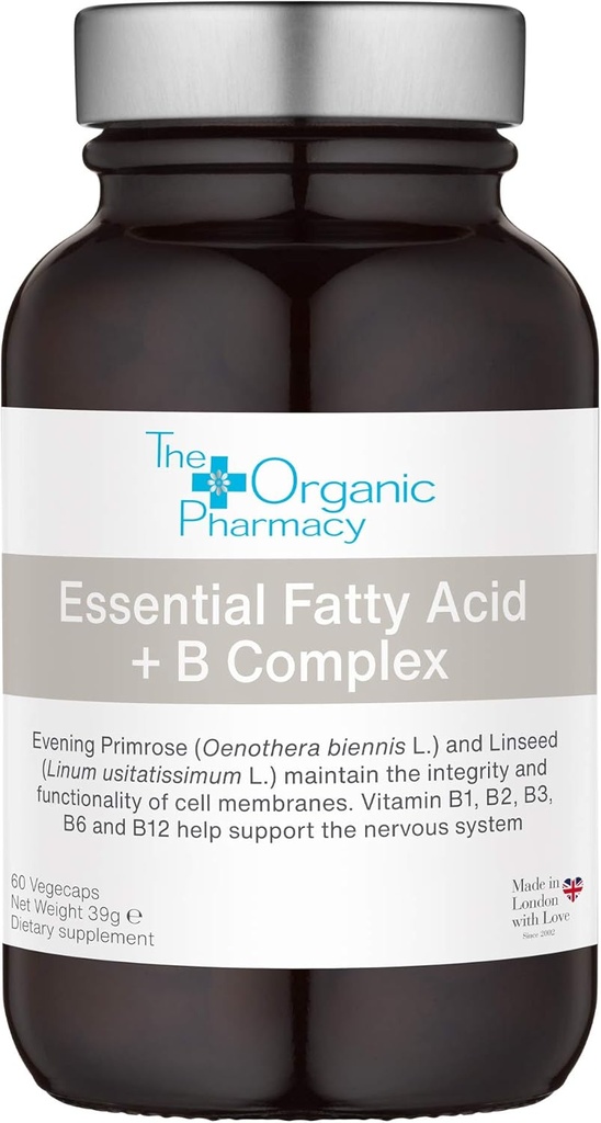 The Organic Pharmacy - Essential Fatty Acids + B Complex. 60 cápsulas