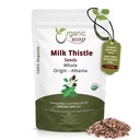 Orgánica entera de esteto de leche Semillas (Silybum marianum) - Herbal Tea peru European Wild-Harvest, Orgánico " Kosher Certified, Vegan, Non GMO " Gluten Free, USDA Certified, Origin - Albania (4 Oz)