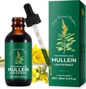 Mullein Drops for Lungs, Mullein Leaf Extract for Lung Cleanse, Respiratory Healthy Breathing Support for Smokers habitNatural & Vegan & Alcohol Free vidas 2 FL OZ