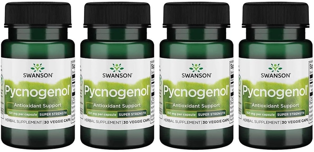 Swanson Ultra Pycnogenol - Super fuerza 150 mg 30 tazas 4 Pack