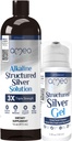 Colloidal Plata Líquido &amp; Extra Fuerza Colloidal Plata Gel Bundle