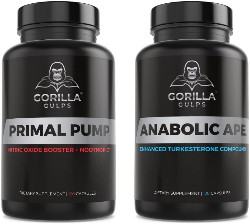Gorilla Gulps ¦ Anabolic Ape + Primal Pump Bundle