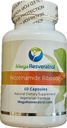 Mega Resveratrol Nicotinamide Riboside (NR). 99% Standardized Micronized NR, 60 cápsulas de verduras, 250 mg por cápsula. Pureza certificada. NO Ingredientes tóxicos “inactivos”. Keto, Vegan, Non-GMO.