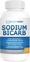Sodium Bicarbonato 650 Mg Tablets - Delayed Release for Normal Kidney Function - Baking Soda Tablets, Sodium Pills, Bicarbonato De Sodio para Tomar, Bicarbonato de Soda - 30 cápsulas