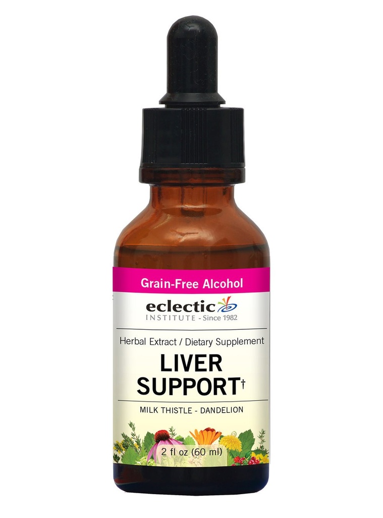 Herb ecléctica - Soporte para el hígado Extracto Silencio Natural Liver Support, Detox, Cleanse + Maintain  resist Liver Support Suplemento ← Herbal Tincture ← Non-GMO, Gluten-Free (2 fl oz TEN 60 ml)