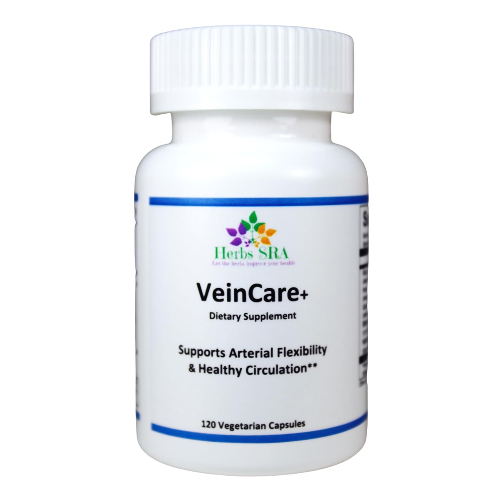 -VeinFlex Herbal Suplemento - Apoyo Natural para las Vísperas Saludables - Rutina, Castaña de Caballo, semillas de uva, Bilberry, Nattokinase. Promueve la función óptima del Veinte, el soporte de circulación.