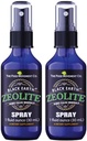 Zeolite de la Tierra Negra con ácidos Fulvic Humic, Minerales Trace, para Adultos y Niños Apoya Gut Health, Apoyo Inmunitario, Digestión y Eliminación y Más 1oz Suplemento de Spray de Bomba Líquida (2 Pack)