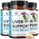 Liver Cleanse & Repair Formula - Herbal Liver Support Suplemento con Milk Thistle Dandelion Root Turmeric, Artichoke Extract for Liver Health - 180 Count