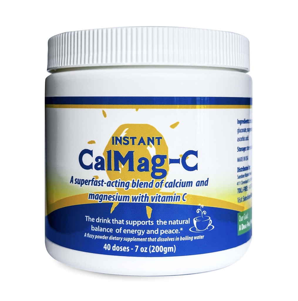 Instant Cal Mag C – Actuación rápida, Calcio Absorbable, Magnesio y Vitamina C – Repone el calcio y el magnesio, mejora la función corporal " ayuda a prevenir los agotamientos – sueño mejorado