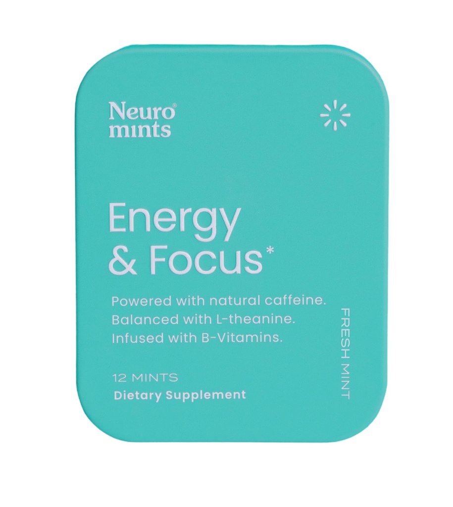 Neuro, Mints Energy Focus Mint Single, 12 Cuenta