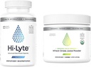 Hi-Lyte Electrolyte Replacement Capsules for Rapid Rehydration TEN 100 Capsules ANTE Orgánica Wheatgrass Juice Powder with Kamut TEN 75 Servings ← Delicious Lemon Flavor