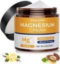 Crema natural de magnesio tópico para dormir,Loción de magnesio nocturna para dolor y calambres de las piernas,Relajación muscular,Calma, Hidratación profunda para el cuidado de la piel.(Vanilla)
