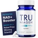TRU NIAGEN Patented NAD+ Supplement for Anti Aging and Cell Regeneration, 300 mg Niagen, 30 Servings ← Soportes Cellular Energy, Brain, Muscle ← Nicotinamide Riboside (NR) Take 1 Daily ← 1 Bottle