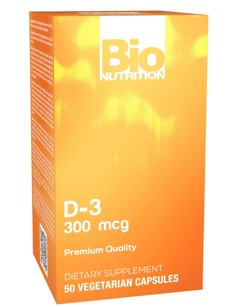Bio Nutrition D3 12000 Iu Vegi-Caps, 50 Condes
