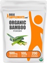 BulkSupplements.com Pólvora de bambú orgánico - Suplementos de sílice, Suplemento de bambú, sin gluten - 500 mg por servicio, 100g (3,5 oz) (Pack of 1)