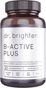 Dr. Brighten B-Active Plus - B Vitaminas Suplemento dietético Combinación Fórmula suministros La mayoría de la vitamina-B en sus formas coenzimadas apoya la metilación (30 conteo)