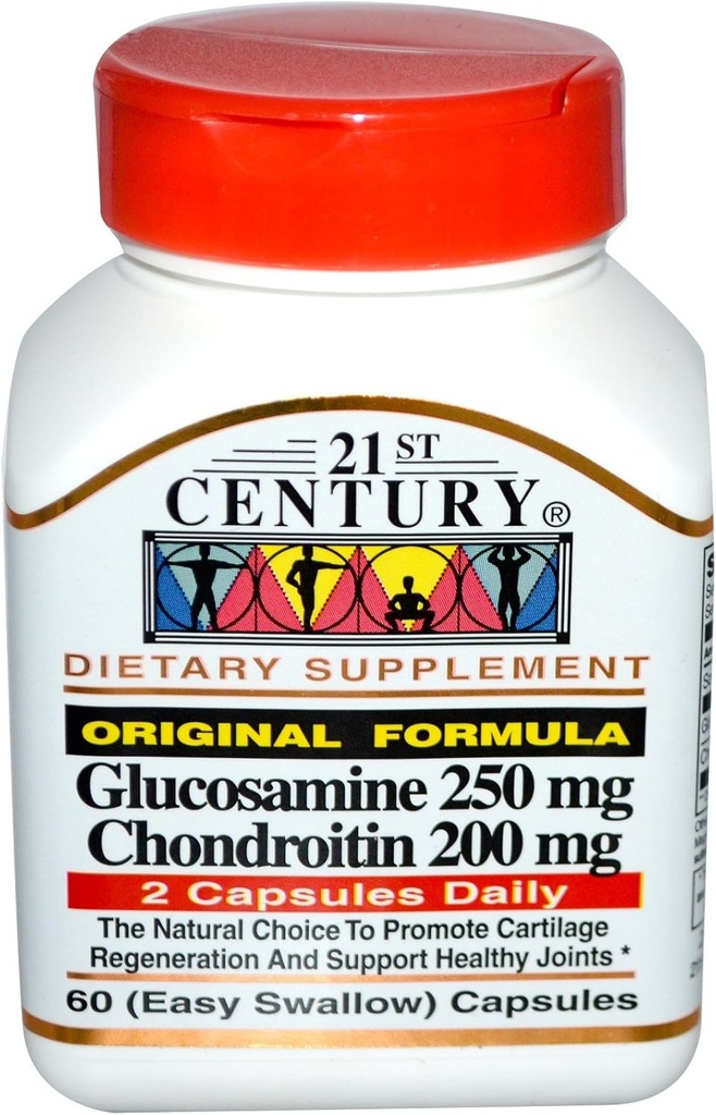 21st Century Glucosamine Chondoitrin Original Fórmula 60 cápsulas