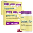 Curist Esomeprazole 20mg Capsules Delayed-Release 84 Cuenta - Medicamento de Reflujo ácido para el alivio de acidez - Dos paquetes de 42 cápsulas del conde (84 Total) - Acid Reflux Relief